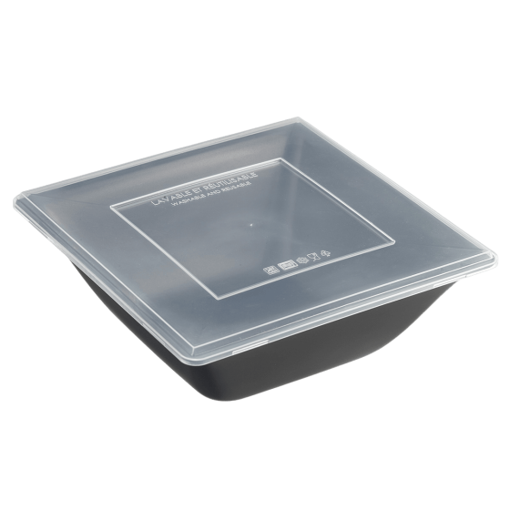 Saladier Fluid' PP noir 2500 ml