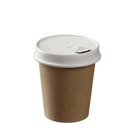 Coperchio di carta con apertura per bere per bicchiere 280ml