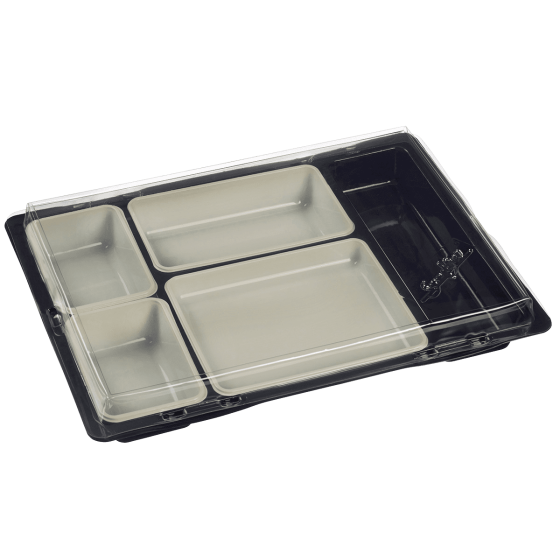 Kit vassoio Vision completo con 4 vaschette
