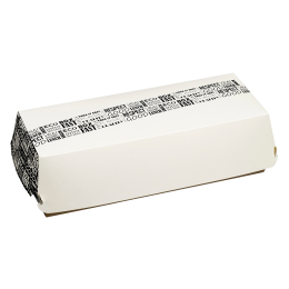 Scatola panini alla piastra District 260x120x70 mm