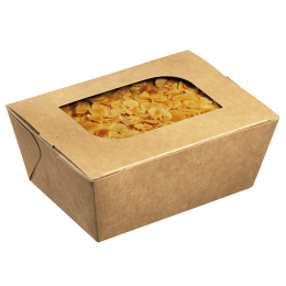 Vaschetta per snack con finestrella da 500 ml