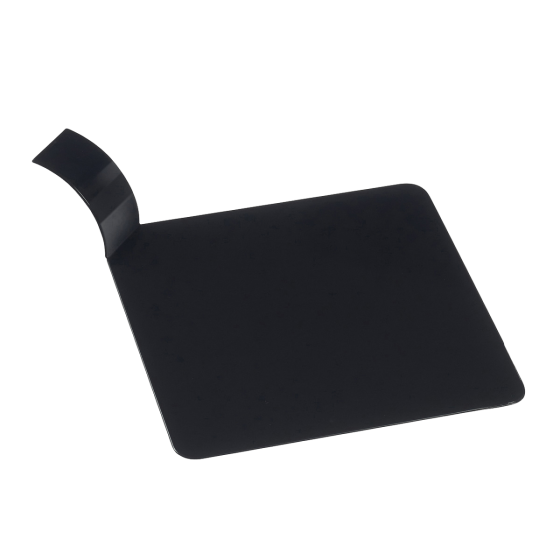 Alzata per pasticceria Palet' quadrata nera 80x80x20 mm