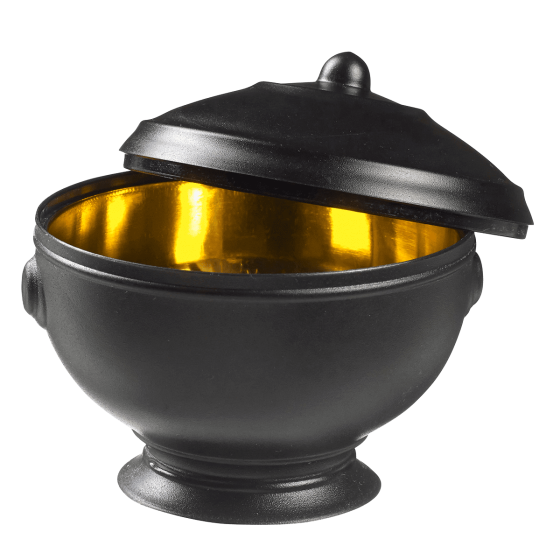 Soupière Eskoffié noire/dorée 60 ml