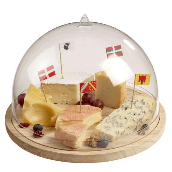 Plateau bois Ø280 mm pour Coupole