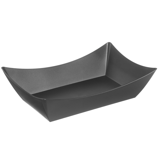 Vaschetta Snacking LOOP in PP nero 1.000 ml