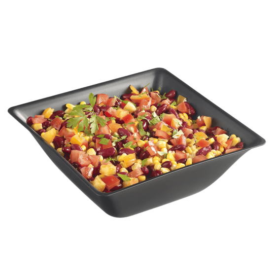 Saladier Fluid' PP noir 2500 ml