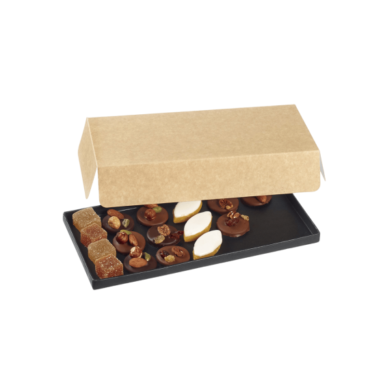 Couvercle kraft pour plateau Fenix Atlas 1/3