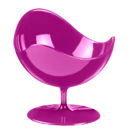 Vasetto Ball Chair viola PS 50 ml - 5 pacchi da 2