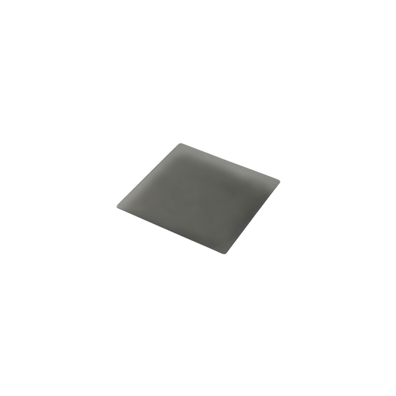 Piatto Fluid' grigio 200x200 mm