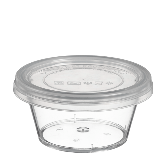 Coperchio in PP per vasetto Authentik in SAN da 330 ml