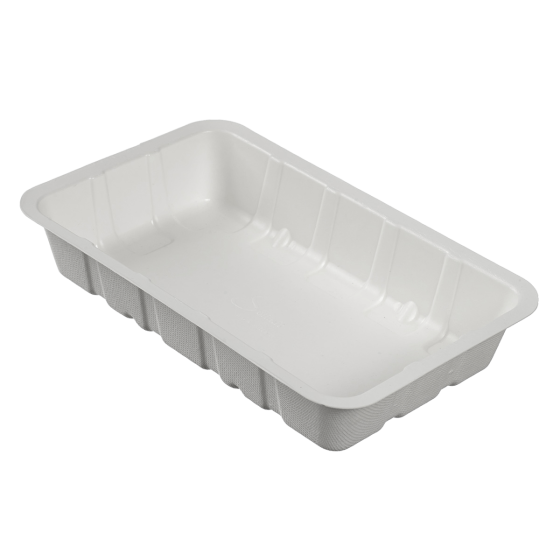 Vaschetta GN1/4 in polpa di canna laminata 1.400 ml