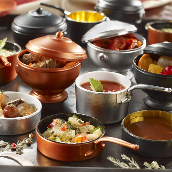 Soupière Eskoffié cuivrée/noire 60 ml