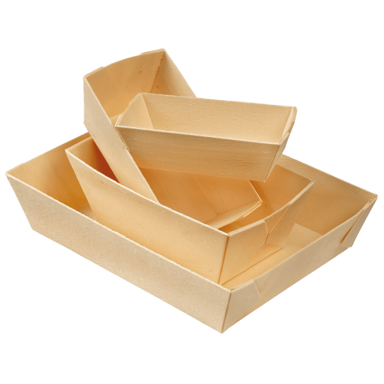 Barquette rectangle + papier cuisson 815 ml