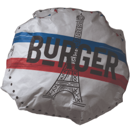 Feuille papier burger "Fait maison" 390x295 mm