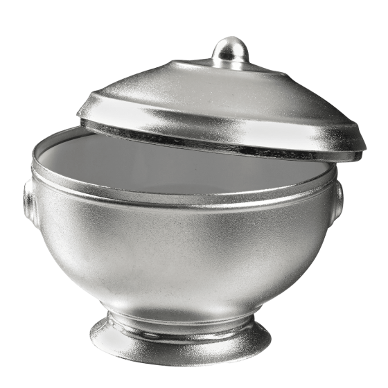 Soupière Eskoffié argentée/blanc 60 ml