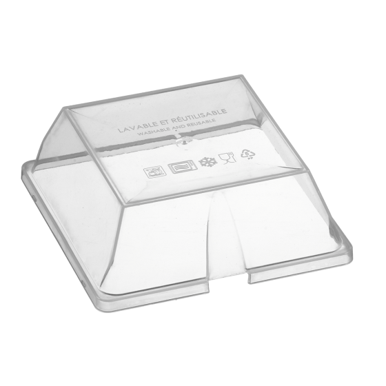 Coperchio per piatto Fluid' PP 110x110 mm