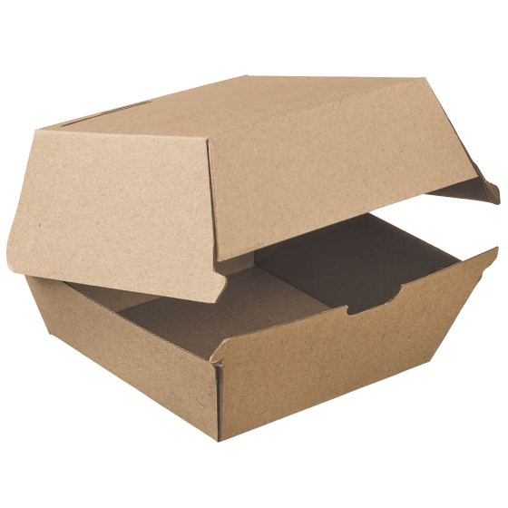 Scatola per hamburger Ecokraft da 170x170x80 mm