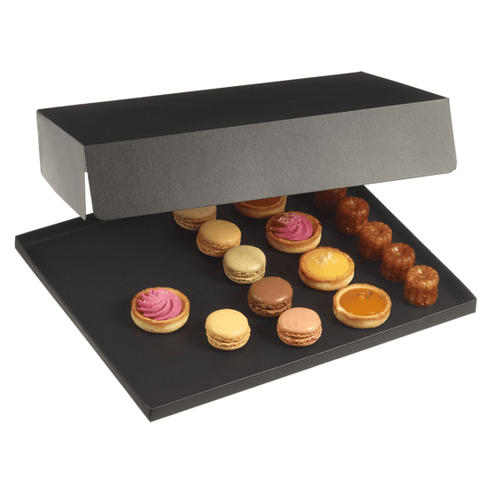 Plateau Fenix noir mat 325x265 mm (1/2 GN)