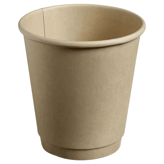 Bicchiere in fibra di bambù laminata a doppia parete 280 ml