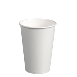 Bicchiere 100% in cartone bianco da 220 ml