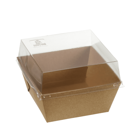 Barquette Quartz haute carton avec lamination + couv 750 ml