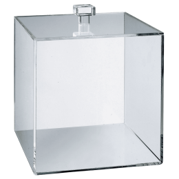 Cube PMMA 250x250 mm avec couvercle