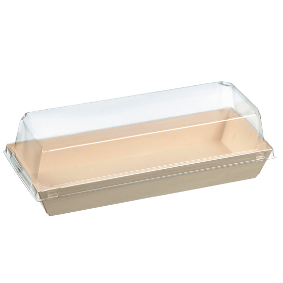 Vaschetta in legno laminato e coperchio da 400 ml