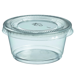 Ciotolina per salsa con coperchio da 60 ml