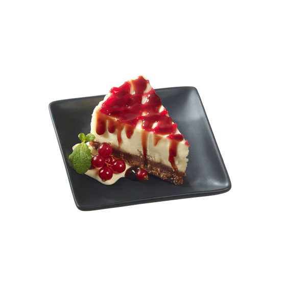 Piatto Fluid' in ceramica nera da 110x110x14 mm