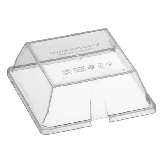 Coperchio per piatto Fluid' PP 200x200 mm