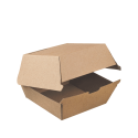 Scatola per hamburger Ecokraft da 115x115x70 mm