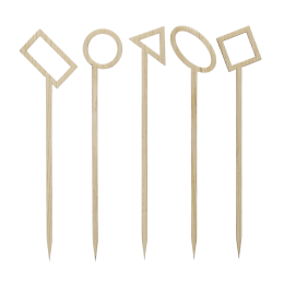 Stecchino Geometrik - 5 modelli - 100 mm