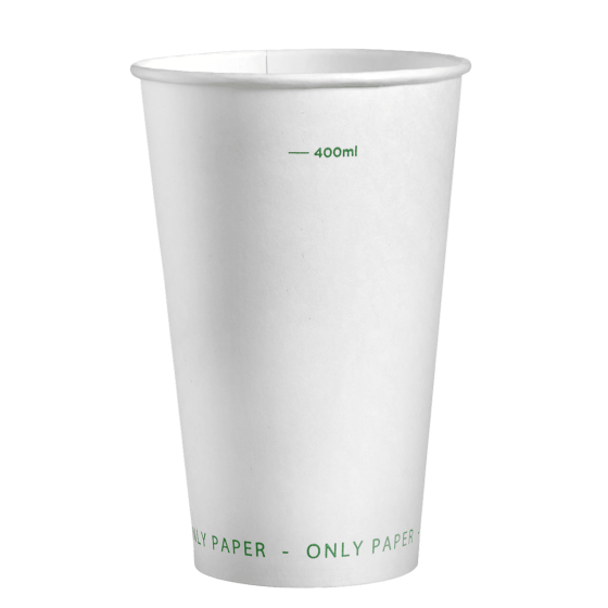 Gobelet 100% carton blanc 525 ml