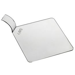 Alzata per pasticceria Palet' quadrata trasparente 80x80 mm