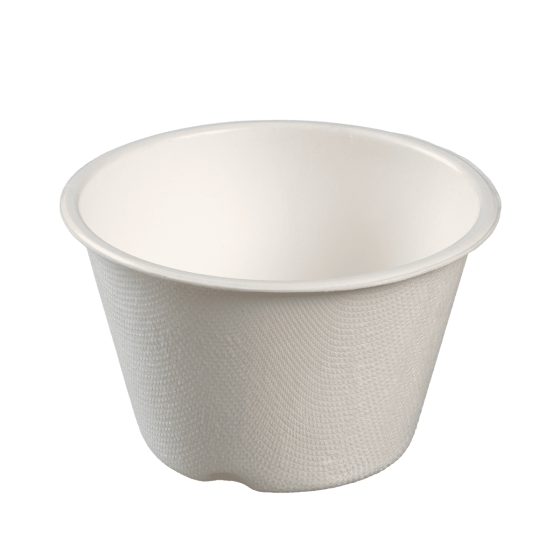 Ciotolina Bodega in polpa di canna laminata da 300 ml