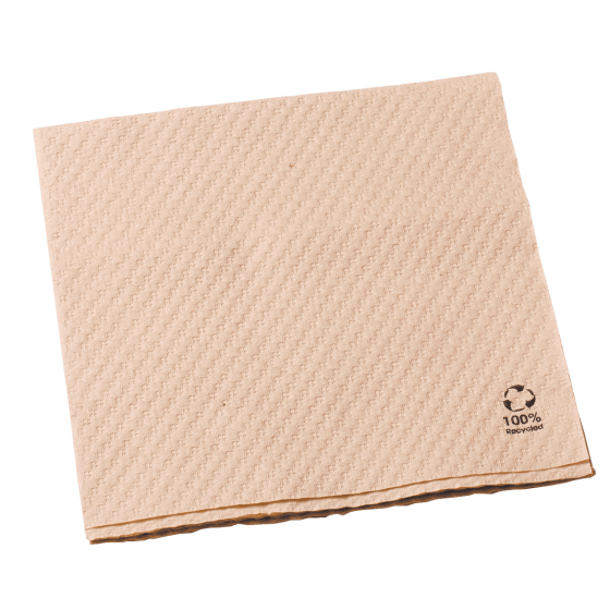 Tovagliolo in carta riciclata da 330 x 330 mm