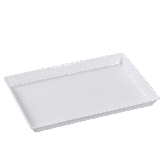 Assiette Quartz PP blanc 185x130 mm