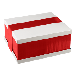 Kit vassoio Reverso con doppio bordo rosso