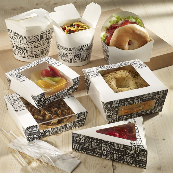 Scatola per tortino District da 140 x 140 x 40 mm