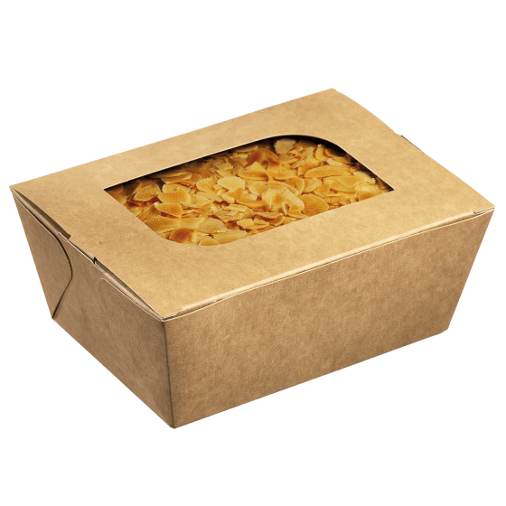 Vaschetta per snack con finestrella da 500 ml