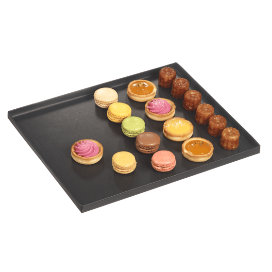 Vassoio Fenix nero opaco 325x265 mm (1/2 GN)