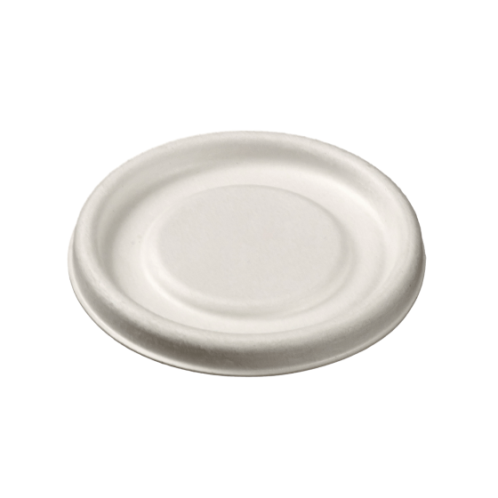 Coperchio in polpa di canna per bicchierino da 140 ml