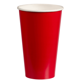 Bicchiere rosso da 500 ml