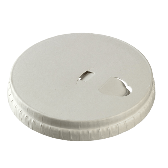 Couvercle carton pour gobelets 200 ml