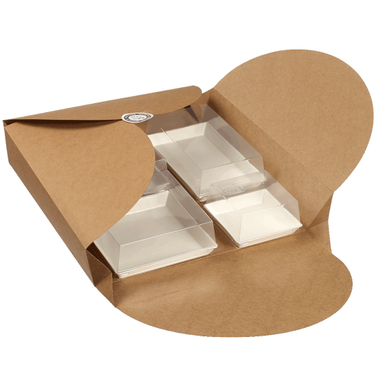 Kit plateau-repas Rosace vaisselle Quartz blanche + couv