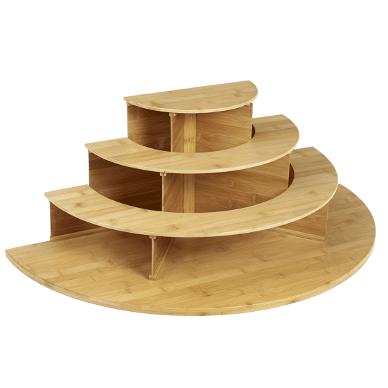 Présentoir en bambou pour verrines