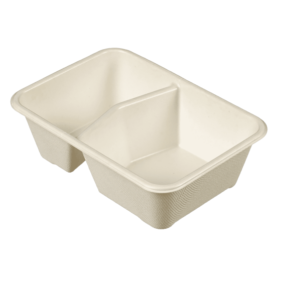 Vaschetta Quantum con 2 scomparti da 445 + 260 ml