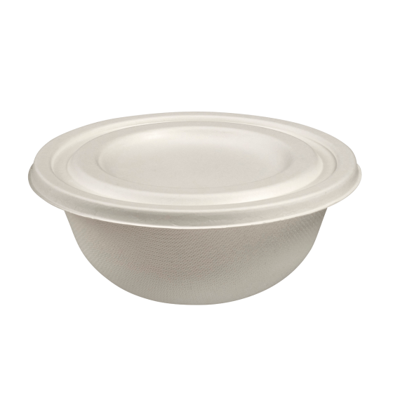 Couvercle pulpe de canne pour bol pulpe Ming 1000 ml sans PFAS