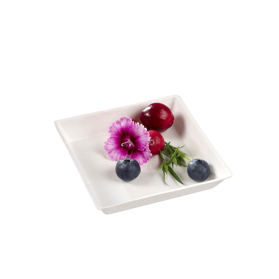 Assiette Quartz 90x90 mm laminée
