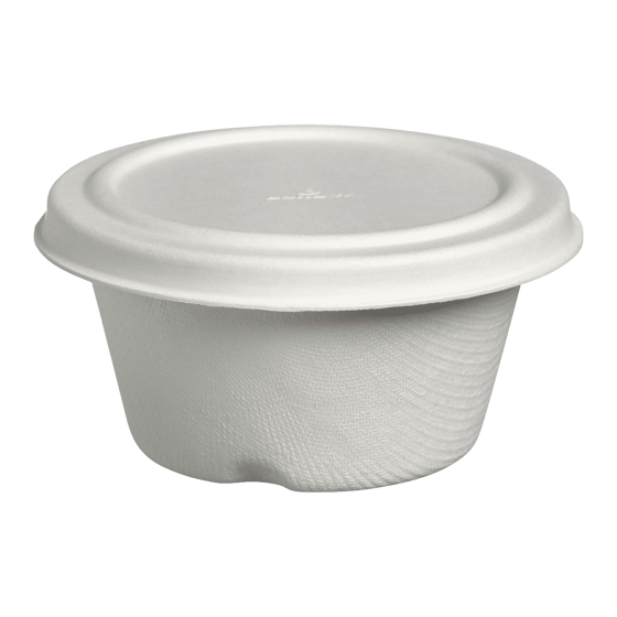 Pot Bodega 180 ml pulpe de canne blanche laminée EVOH sans PFAS